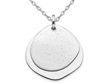 Sterling Silver Polished Necklace Pendant with Chain
